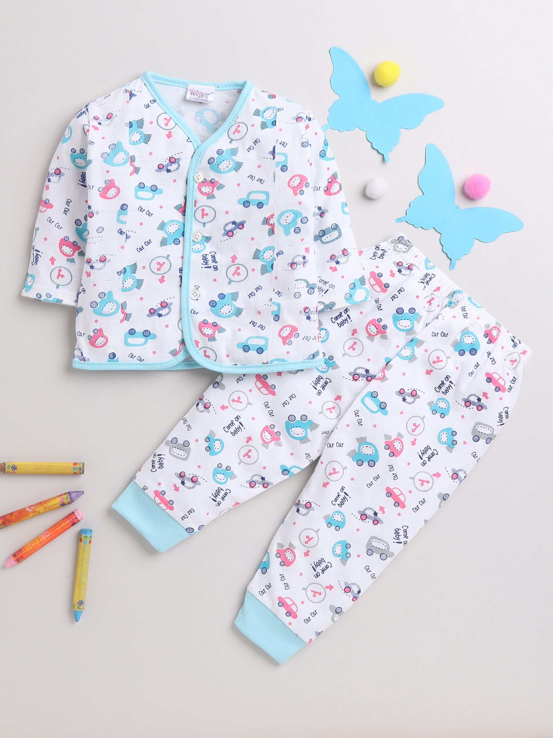 Printed Night suit For Baby Girl And Boy