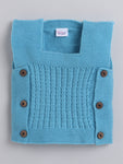 Blue Sleeveless vest for baby boy and baby girl