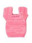 Premium Acrylic Sleeveless Vest-Neon Pink