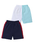 Pack of 2 Unisex Cotton Shorts | Assorted Colors | Ages 6 Months to 8 Years