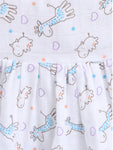 Pack of 2 Printed Cotton Muslin Frocks | Assorted Colors | 3-6 Months, 6-12 Months, 1-2 Years
