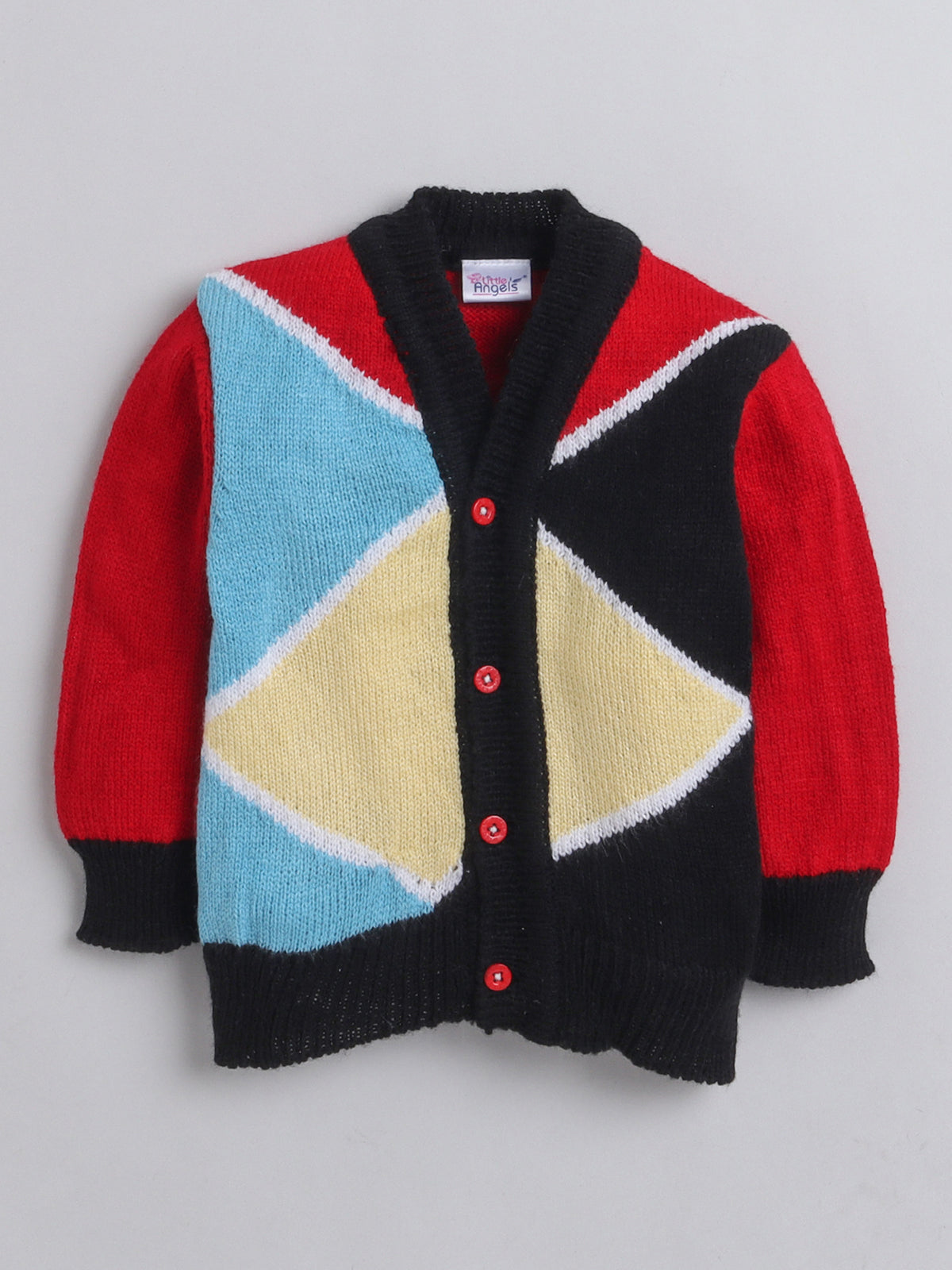 Color block cardigan for baby boy and baby girl