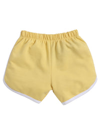 Pack of 3 Printed Cotton Shorts with White Piping | Assorted Colours | 4-8 Years