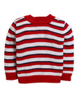 Stripe Red Pullover Sweater For Baby