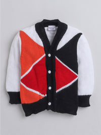 Colorblock cardigan for baby boy and baby girl