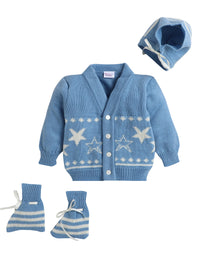 Star Pattern Sweater Set for Baby