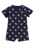Pack of 2 Tiger Printed Unisex Cotton Baby Romper - Assorted Colors
