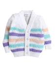 Sweater Set Violet Color stripe design for infants