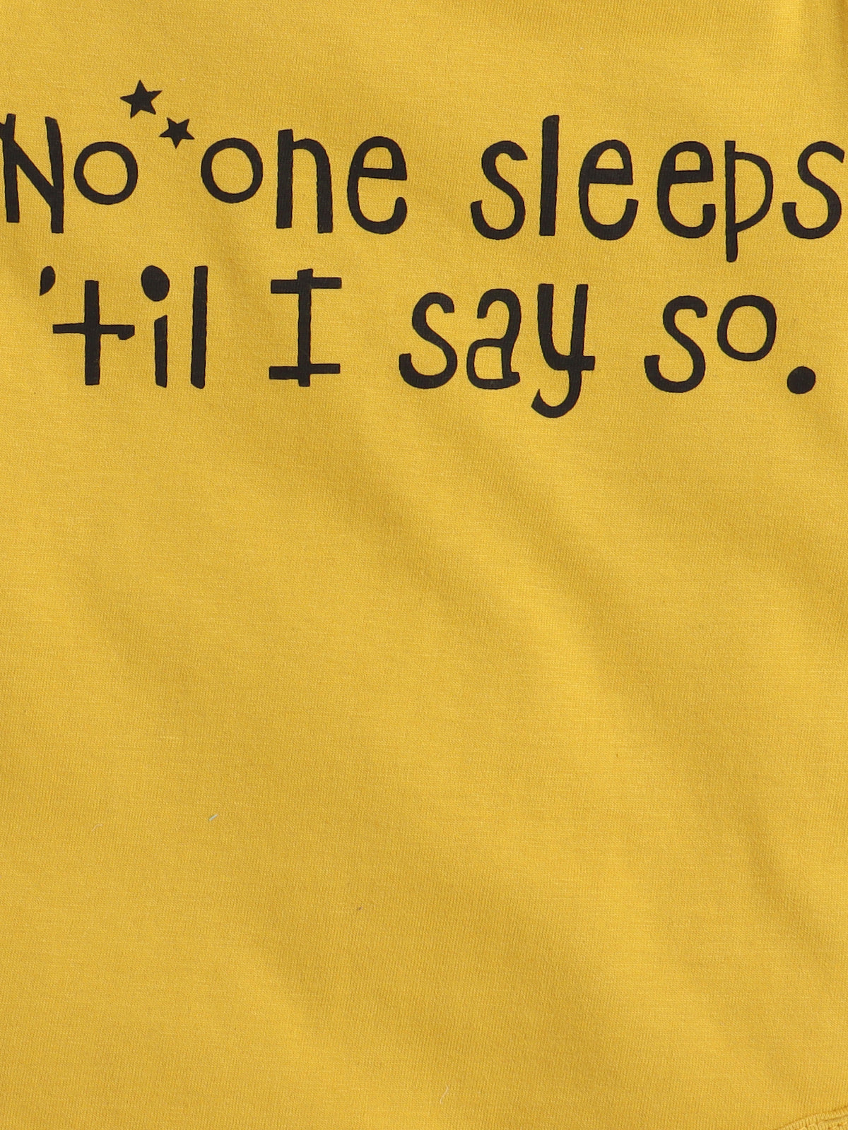 Comfortable Cotton Unisex Baby Onesies - Soft and Adorable - Yellow & Black with Quote