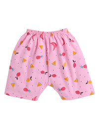 Printed baby girl Cotton Shorts