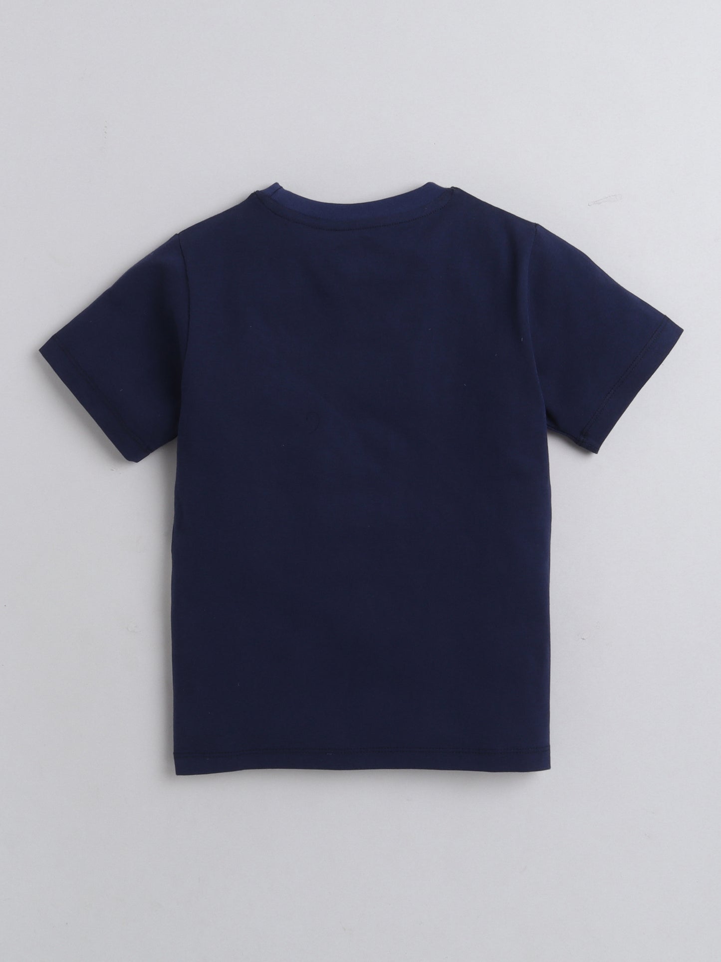 Colour block T-Shirt With Shorts For Boys