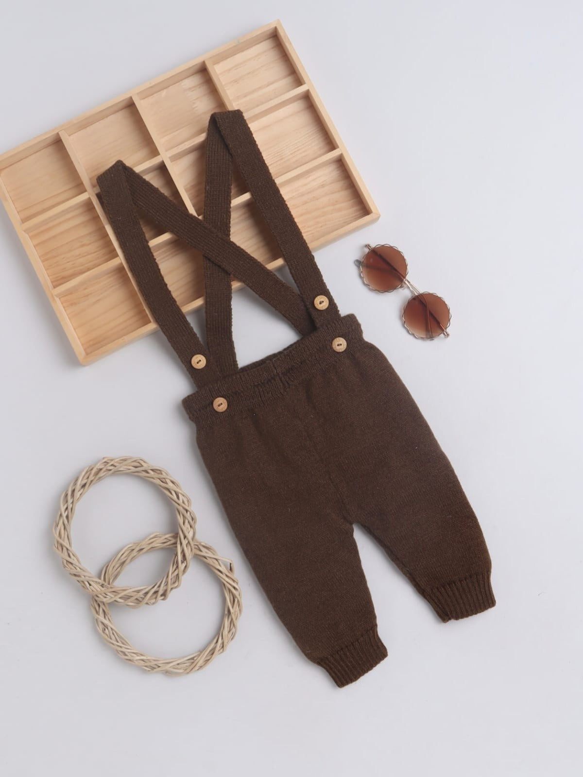 Dungaree Brown Color For Baby boy and Baby girl