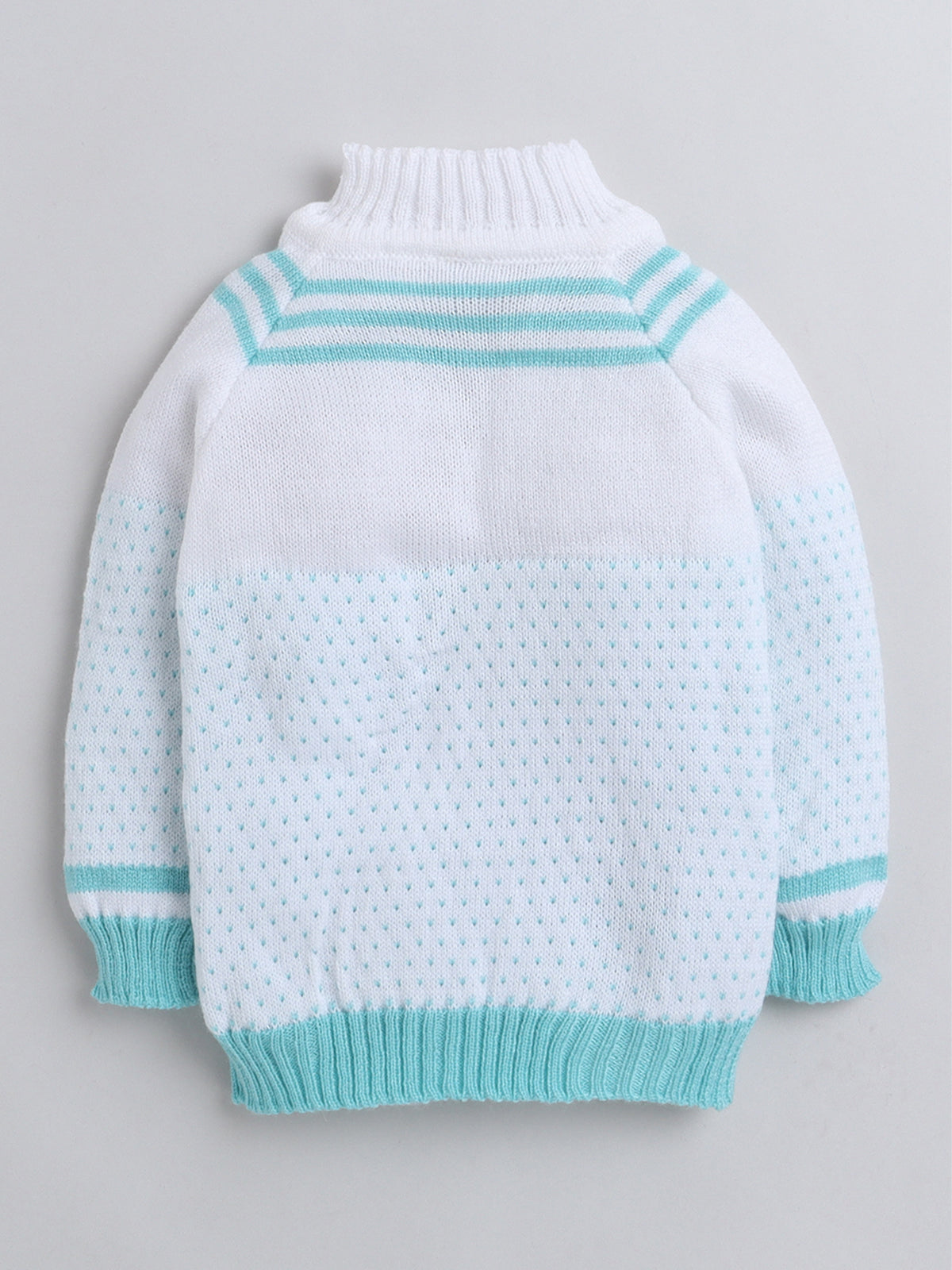 High neck pullover for baby boy and baby girl