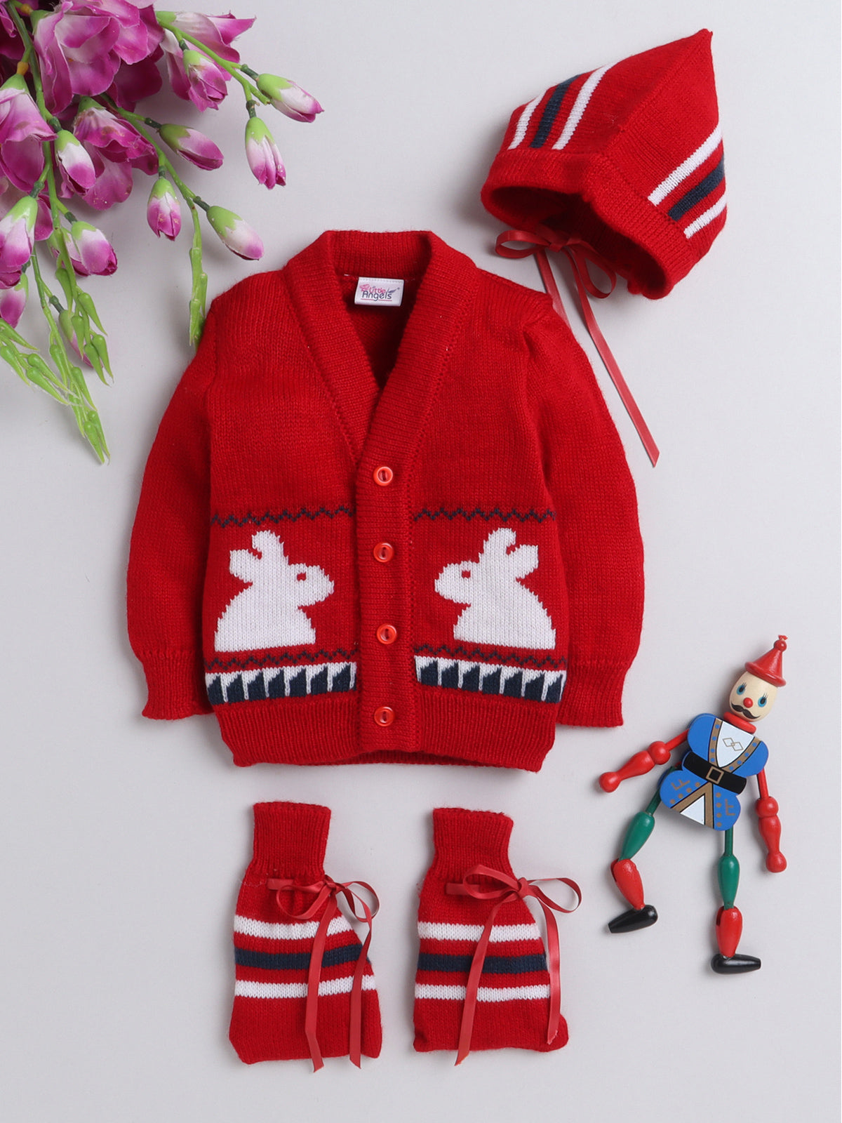 Colorblock Knited Sweater Sets for Baby Boys and Baby Girls