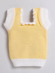 Yellow Color Premium Acrylic Sleeveless Vest