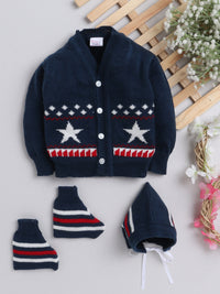 3pcs Star Knitted Sweater Set for Baby
