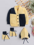 Colorblock Knitted Sweater Sets for Baby