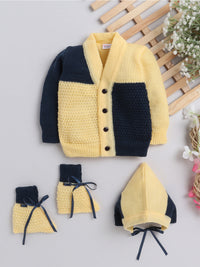 Colorblock Knited Sweater Sets for Baby