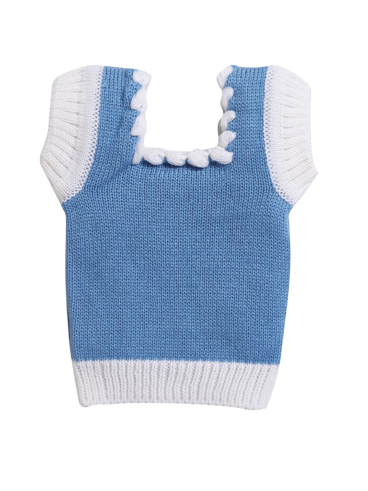 Premium Acrylic Sleeveless Jacket for Unisex Baby