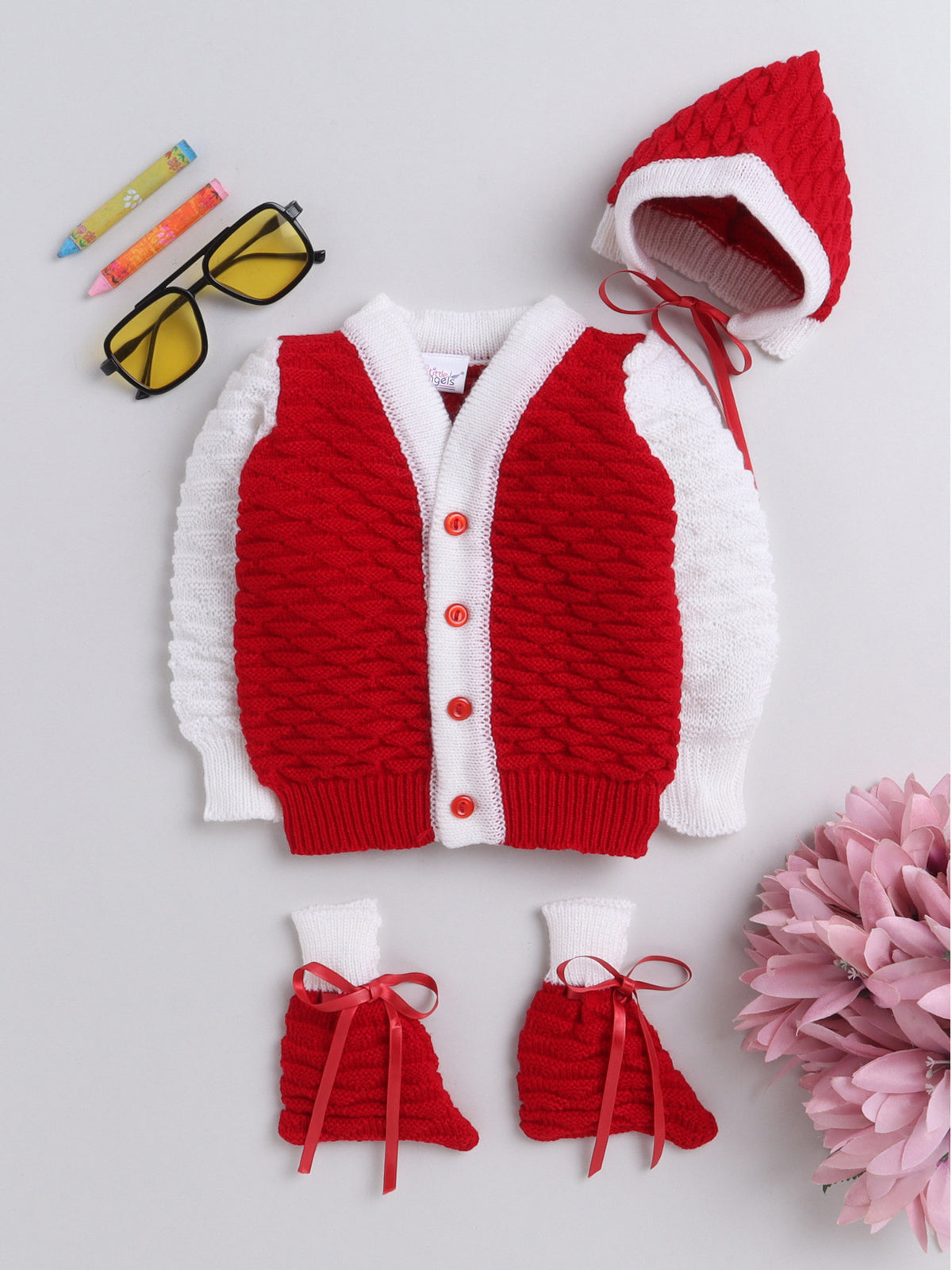 Adorable Knited Sweater Set for Babies