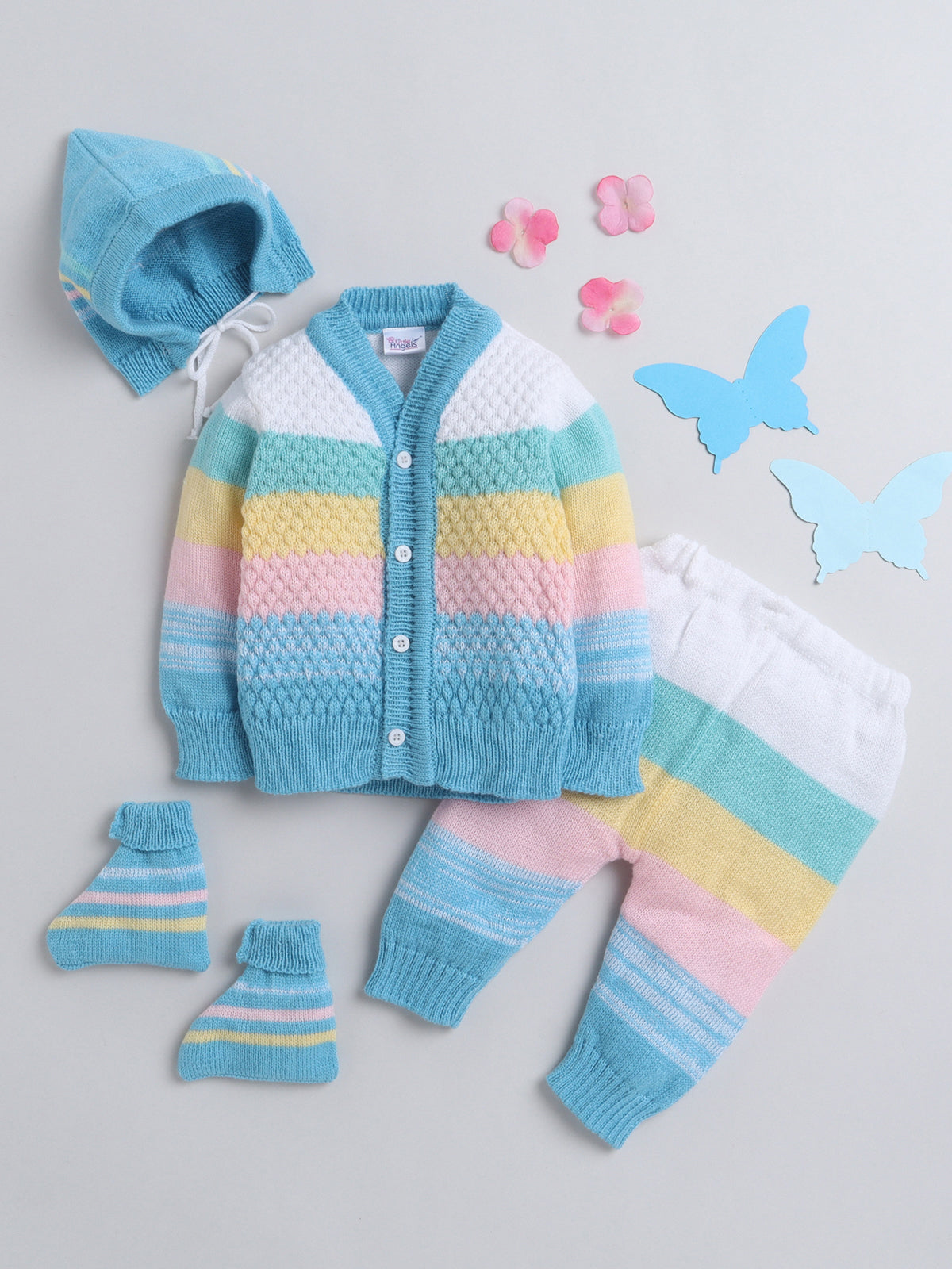 4pcs Sweater set combo for baby girl and baby boy