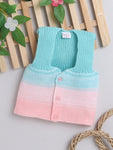 Adorable Neon Pink and Green Sleeveless Vest for Infants