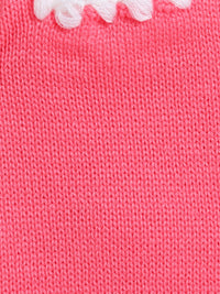 Premium Acrylic Sleeveless Jacket-Neon Pink